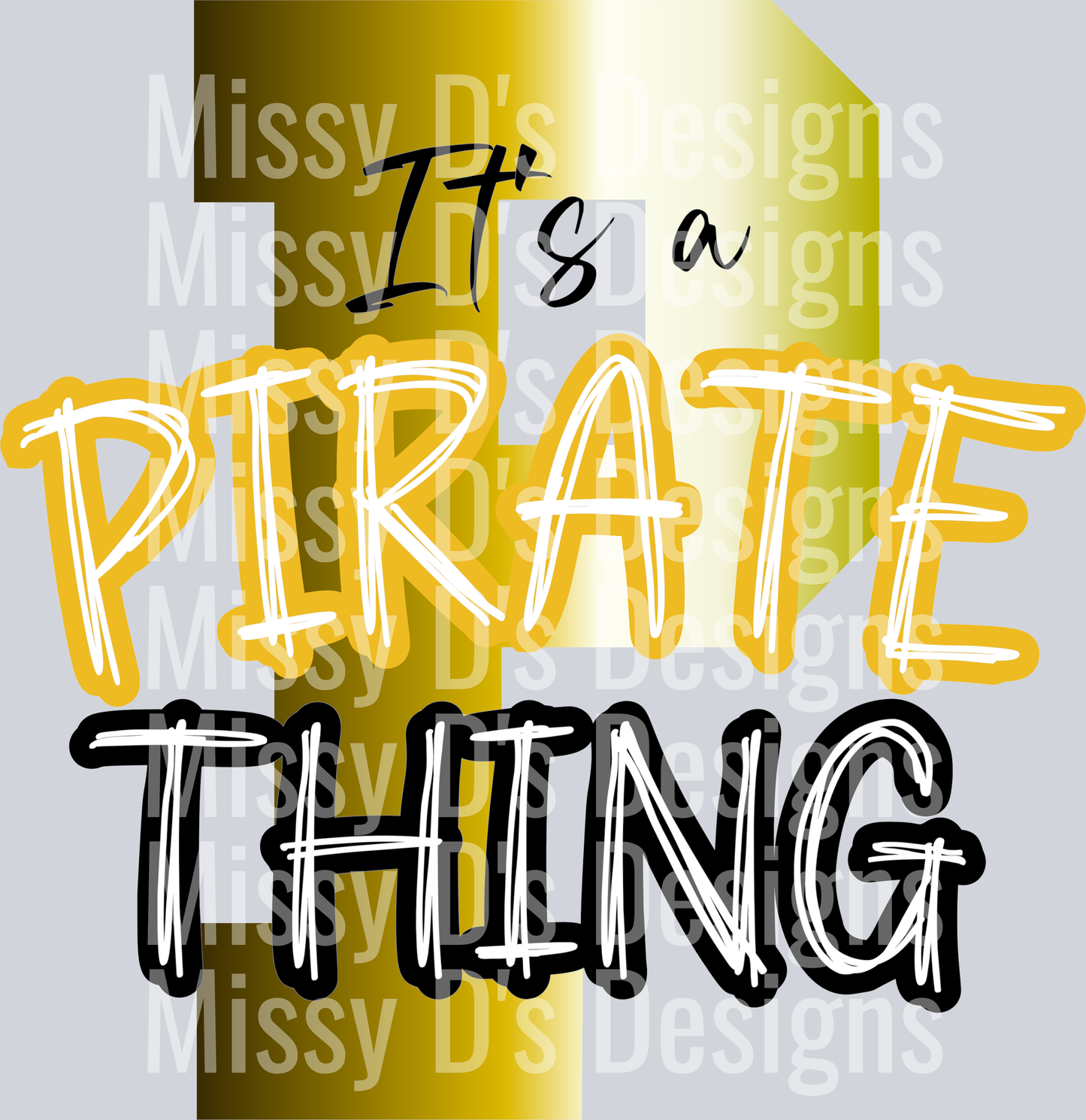 1Pirates Yellow Gold White