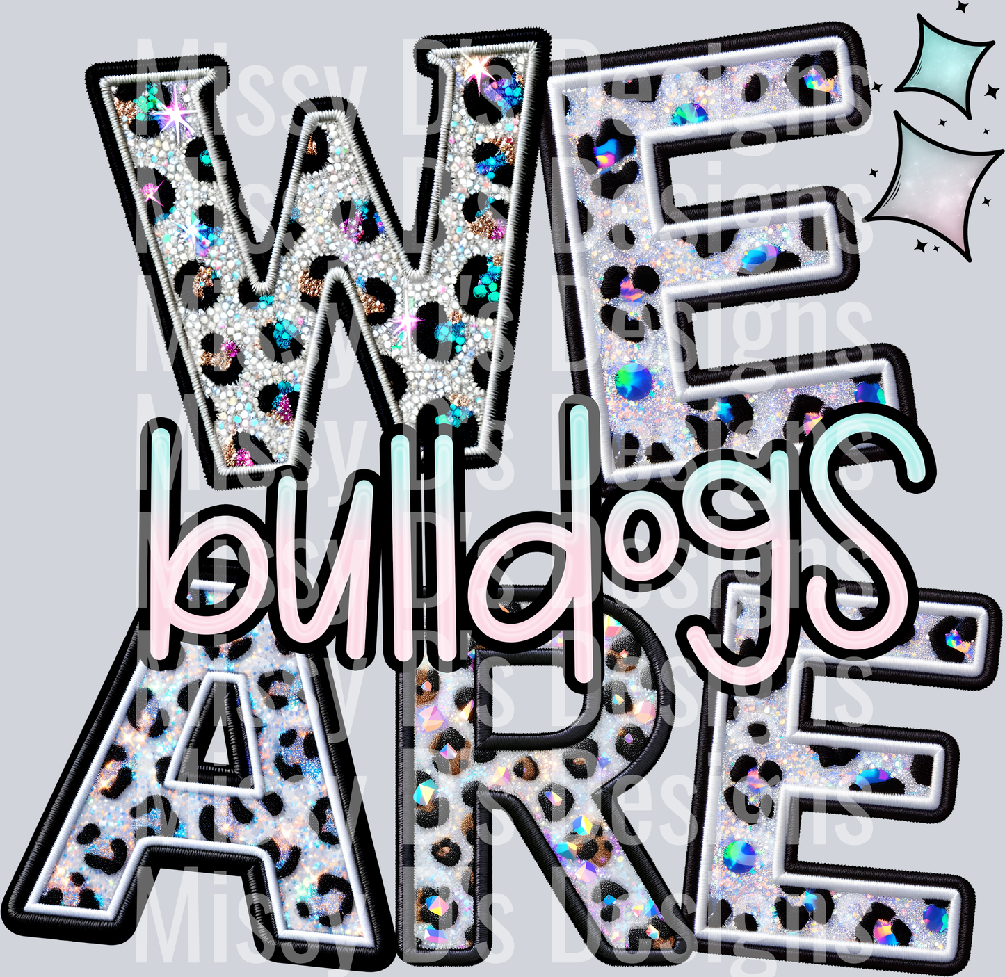 we are bulldogs leopard