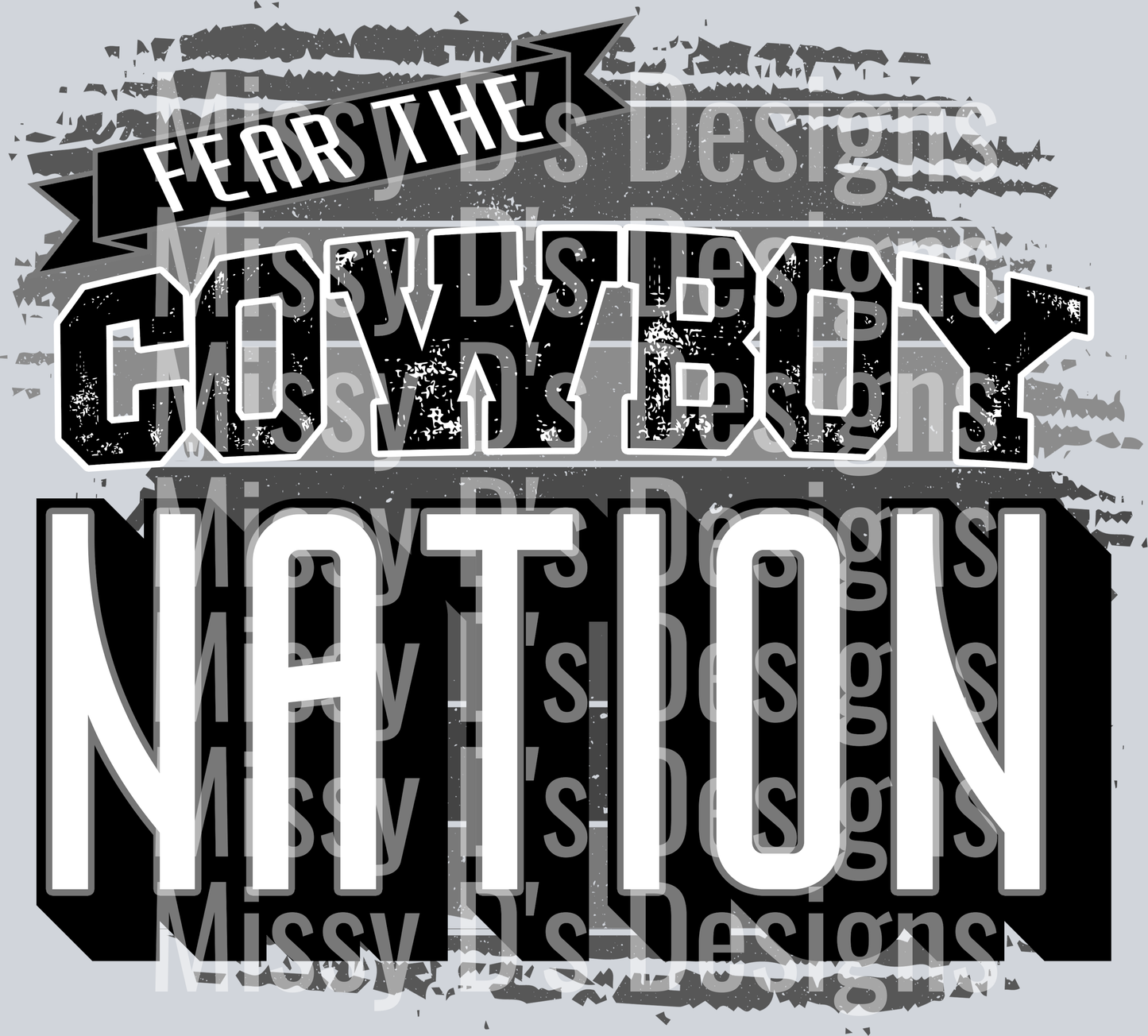 fear the mascot nation COWBOY
