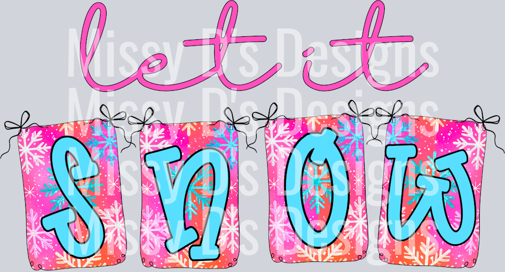 LET IT SNOW BANNER