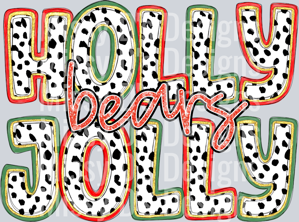 holly jolly bears