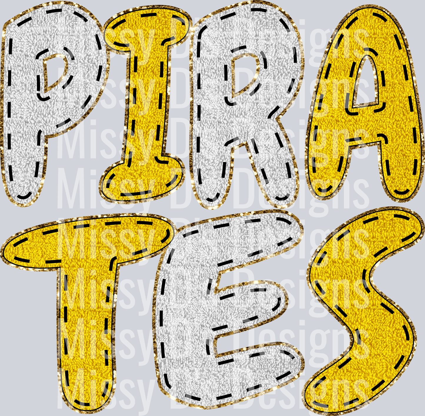 1Pirates White Yellow Gold