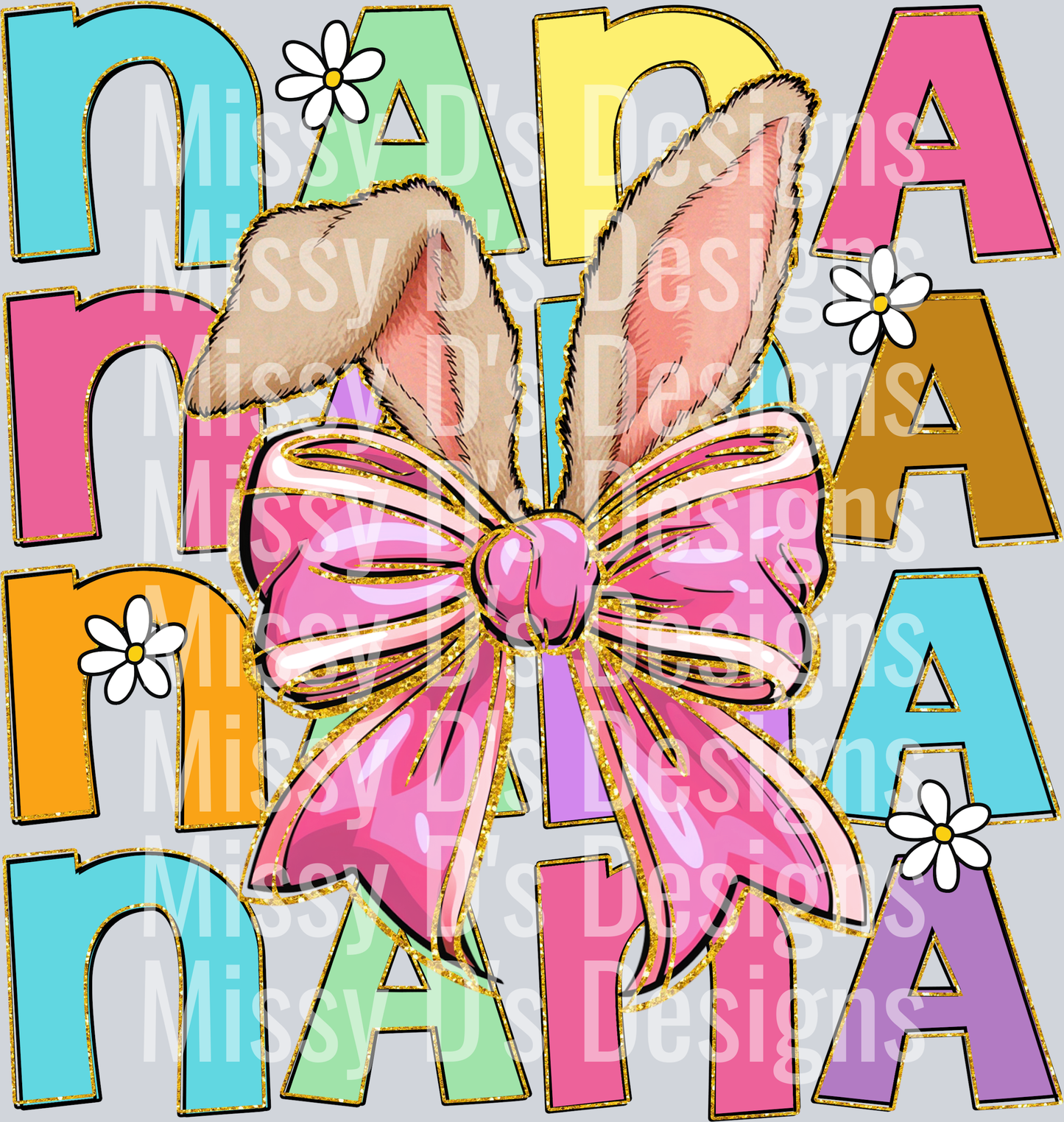 Easter Nana Bunny Ears