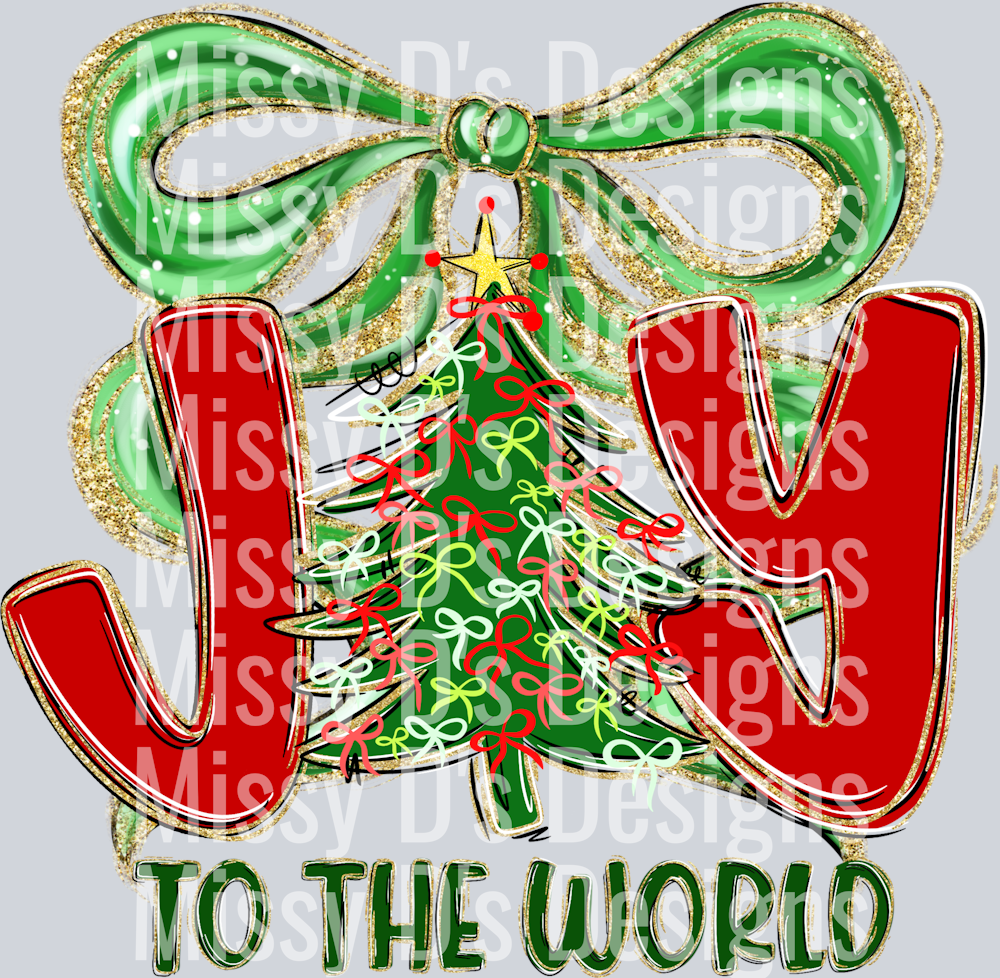 joy to the world bow