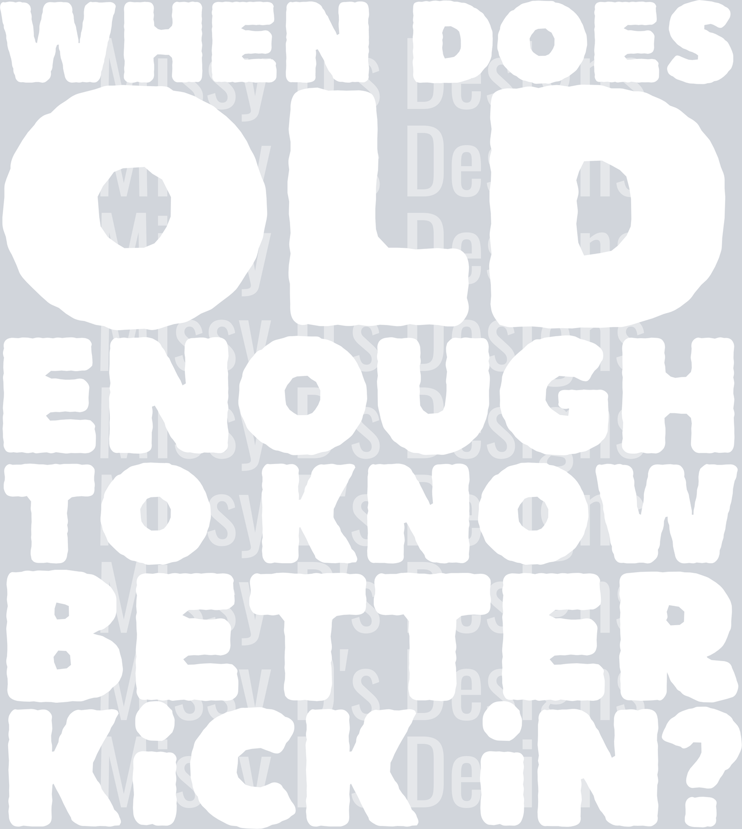 old enough white