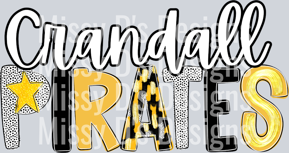 Crandall Pirates Poppy Print