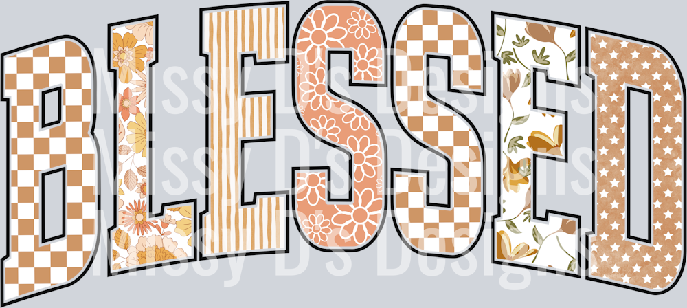 BLESSEDORANGECOLORWAVEBLACK