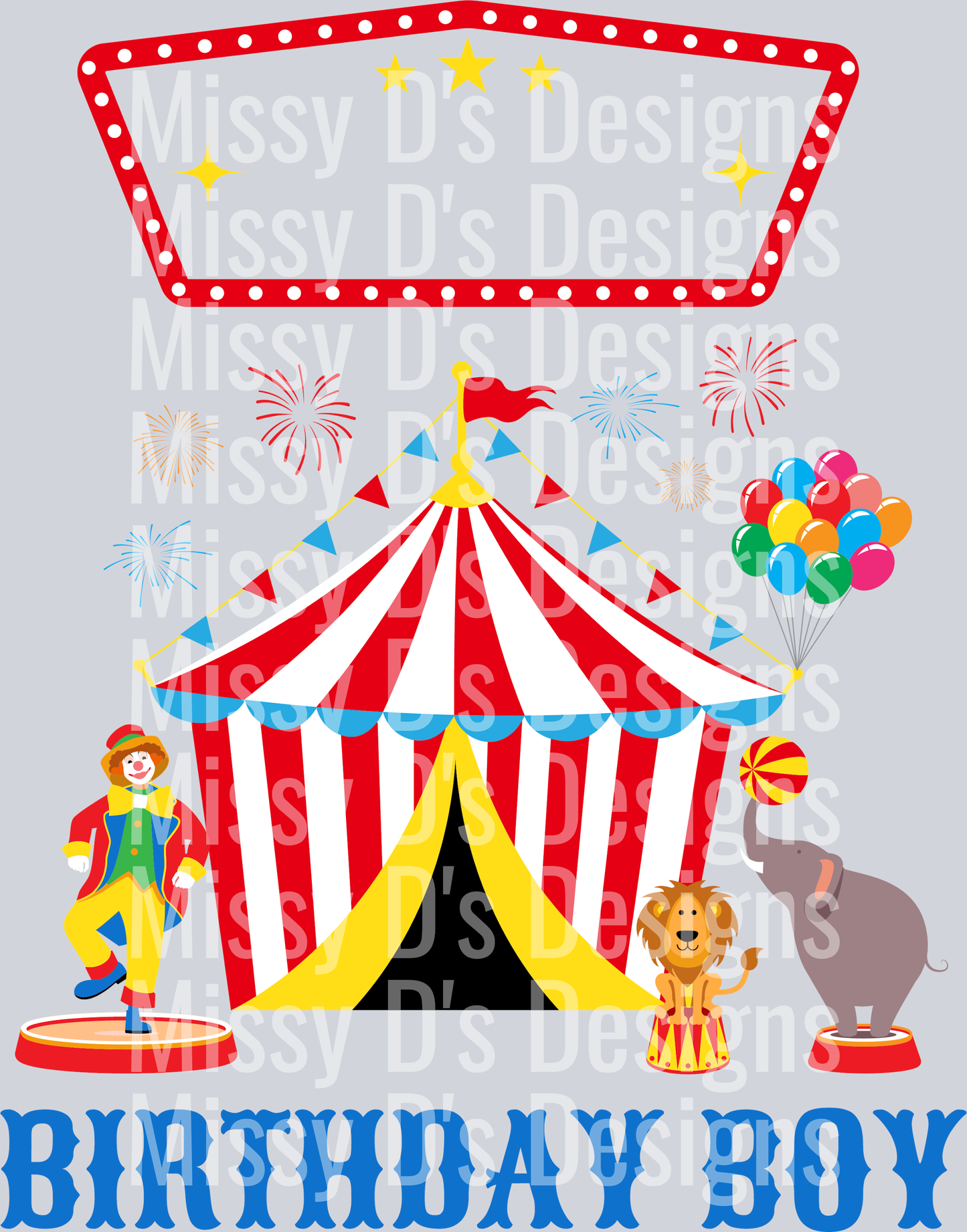 Circus Birthday Boy
