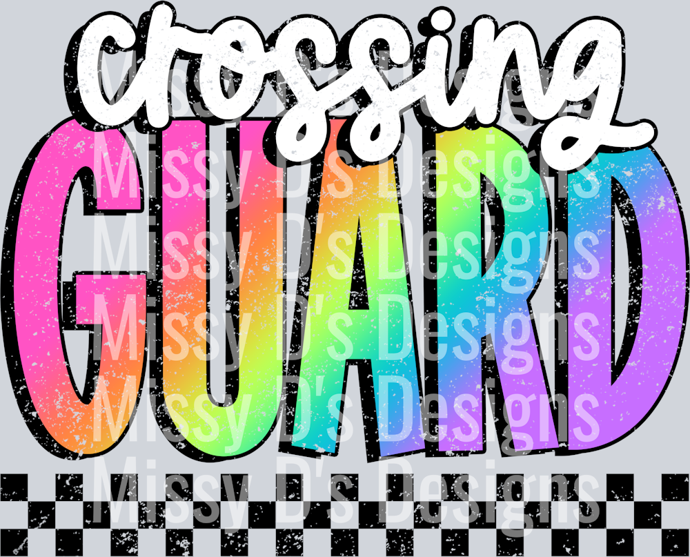 Neon Crossing Guard