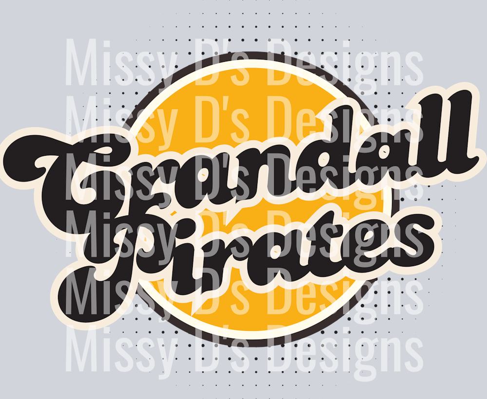 Crandall Pirates Gold Retro