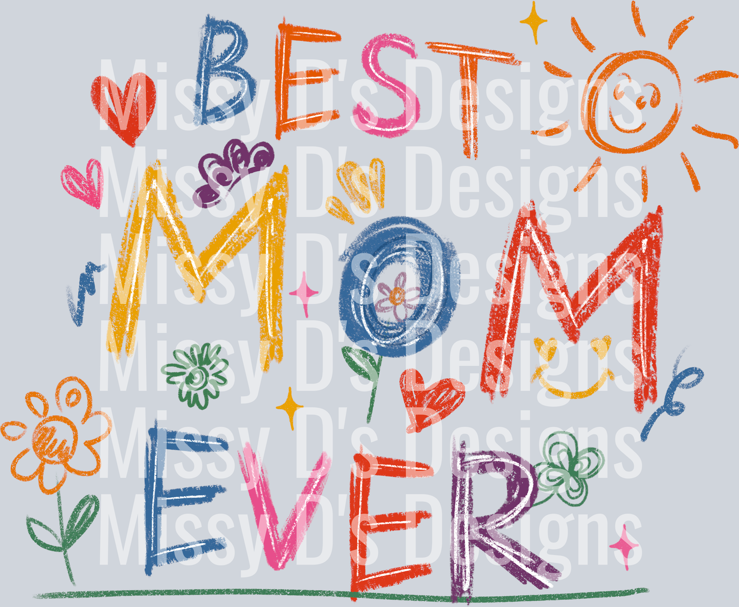 best mom ever handwriting