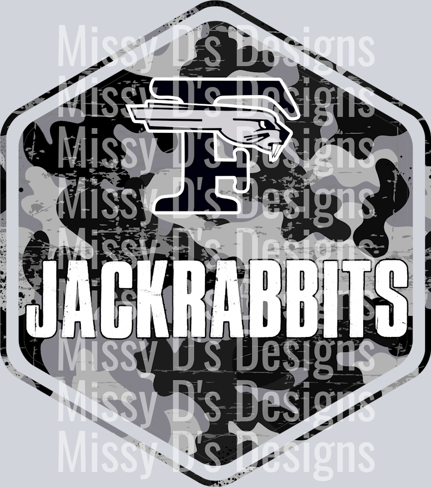 camo jackrabbits grey