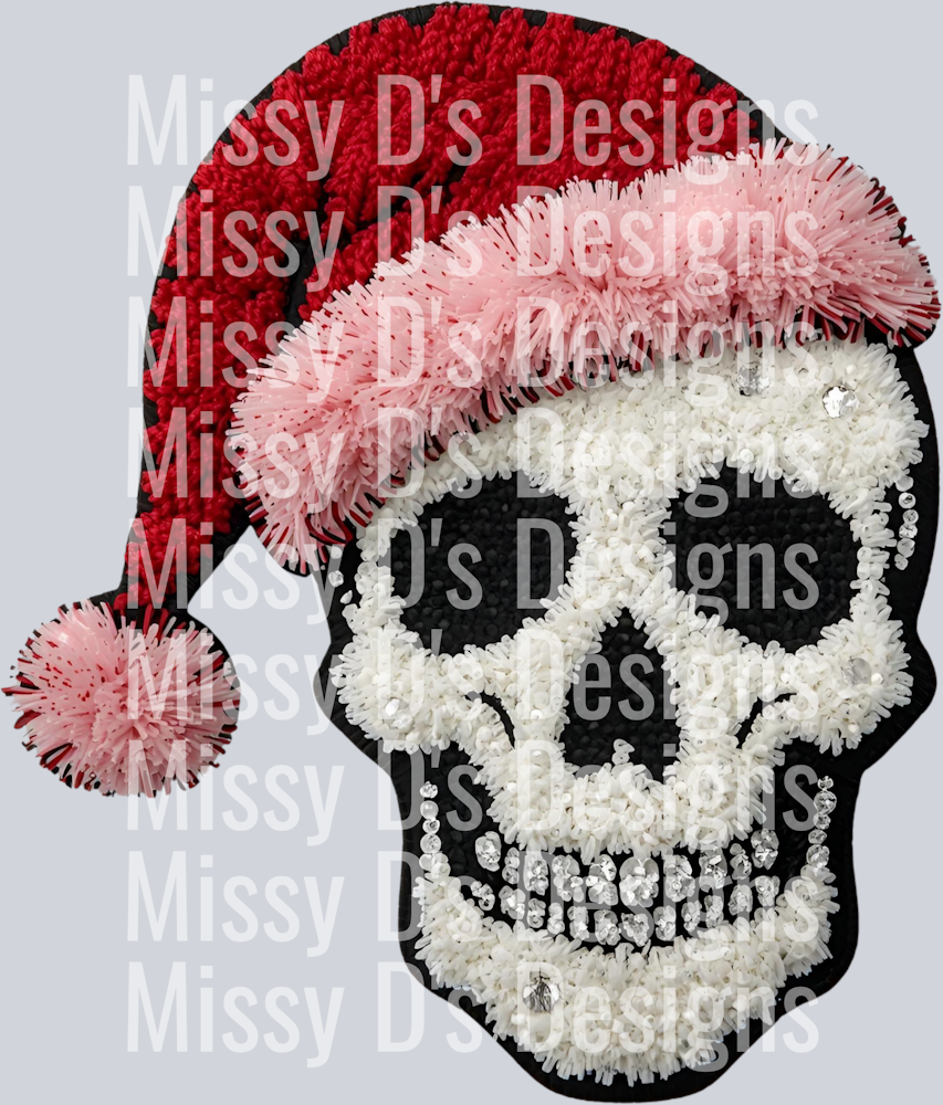 CHRISTMAS SKELETON FAUX YARN