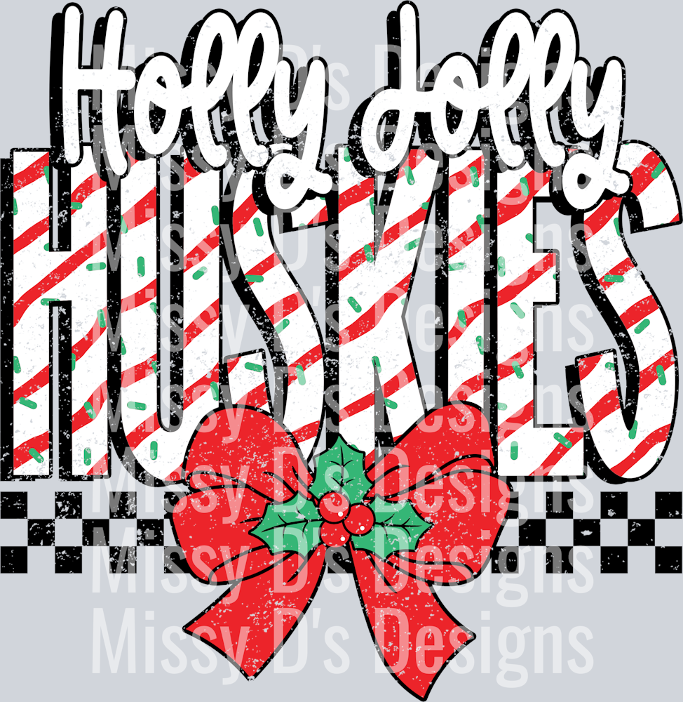 Holly Jolly Huskies