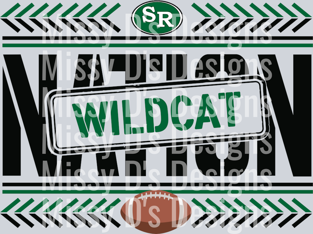 wildcat nation black green
