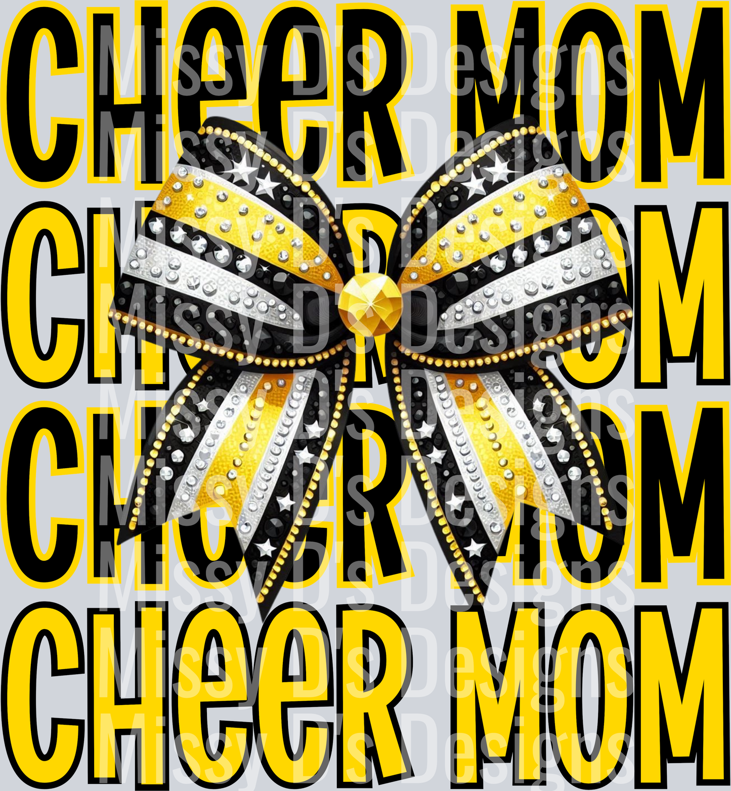 Cheer mom yellow - Copy