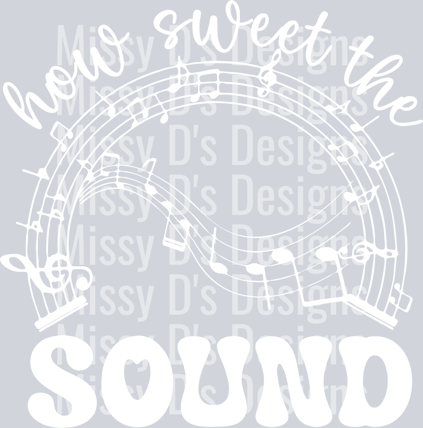 how sweet the sound WHITE