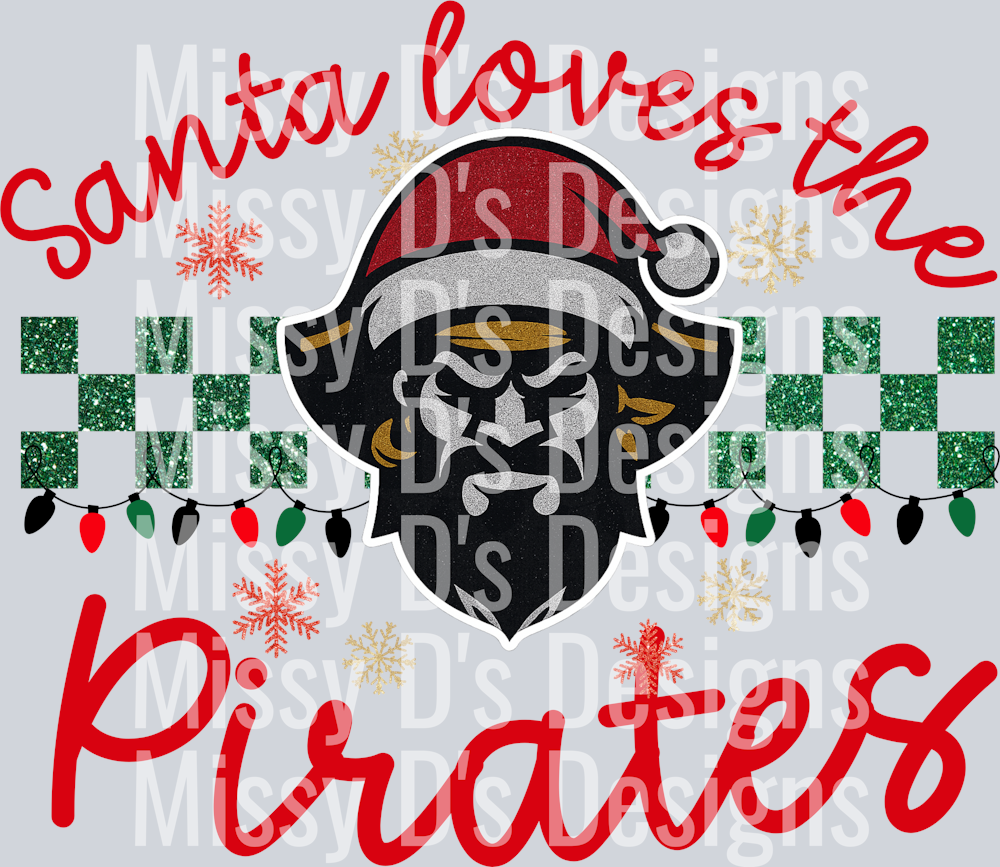 santa loves the pirates