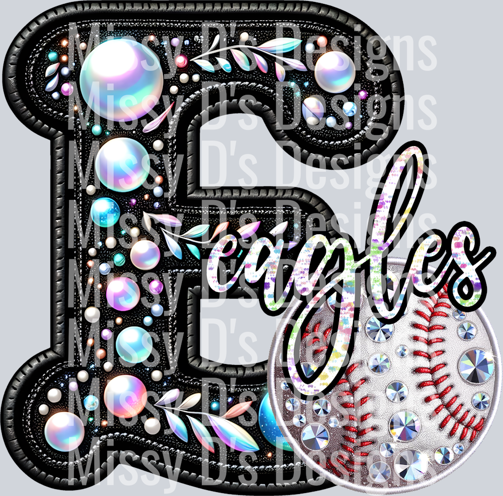 leather baseball eagles