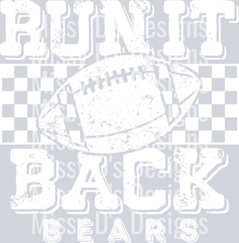 RunItBackCheckeredBearsWhite