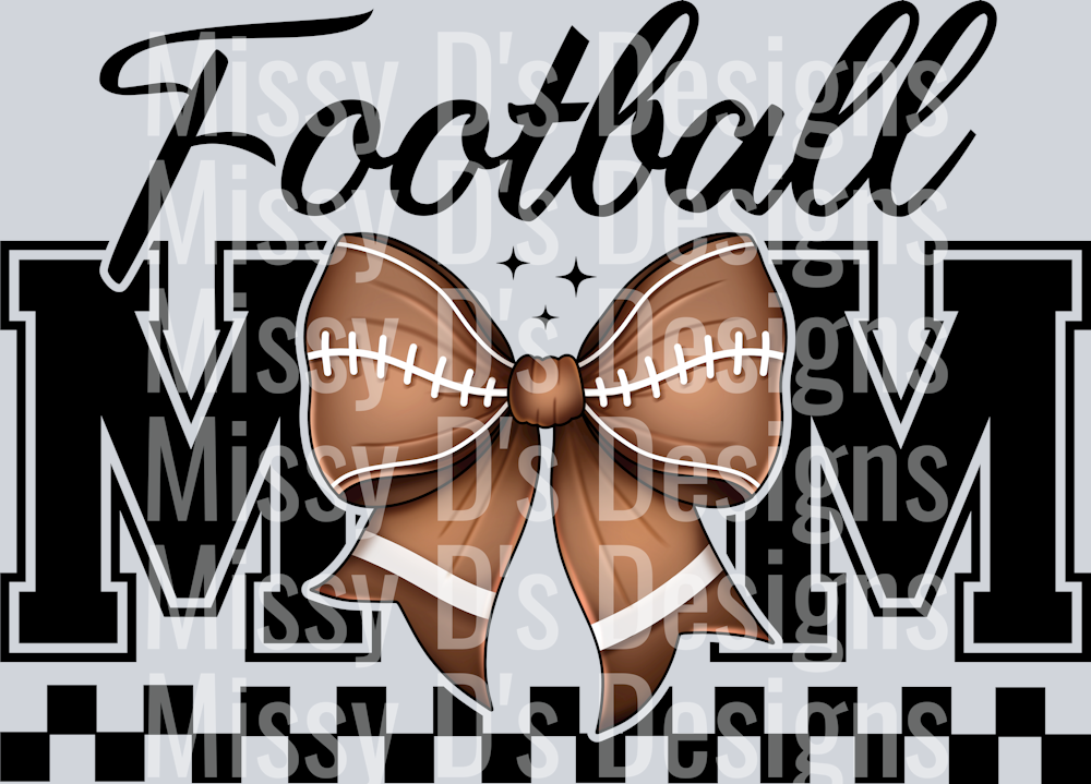 FootballMama-Bow-Checkered-PNG