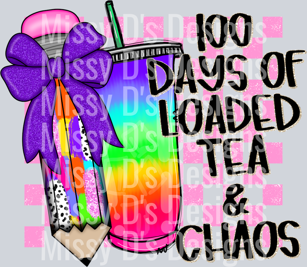 100 days of loaded tea & chaos