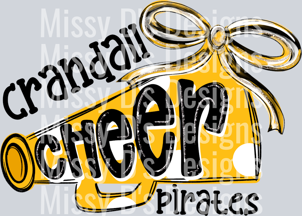 crandall pirates cheer megaphone