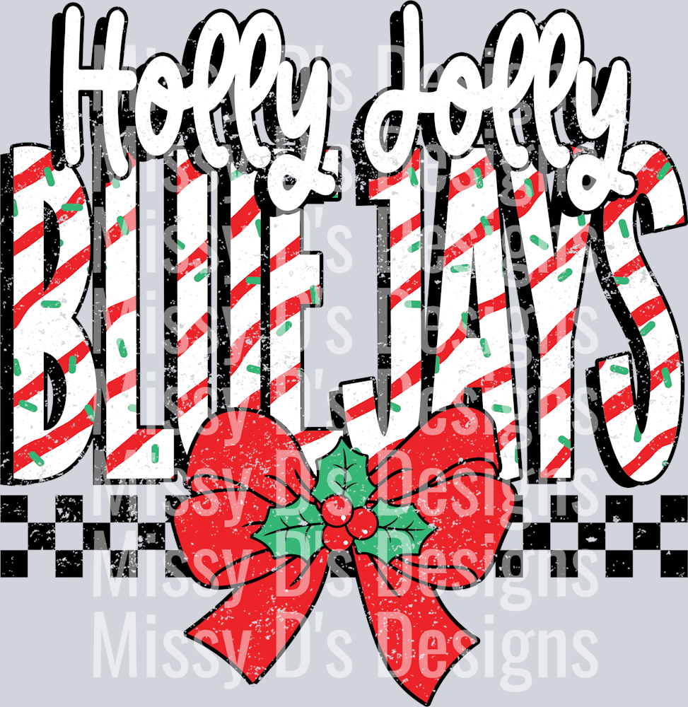 Holly Jolly Bluejays