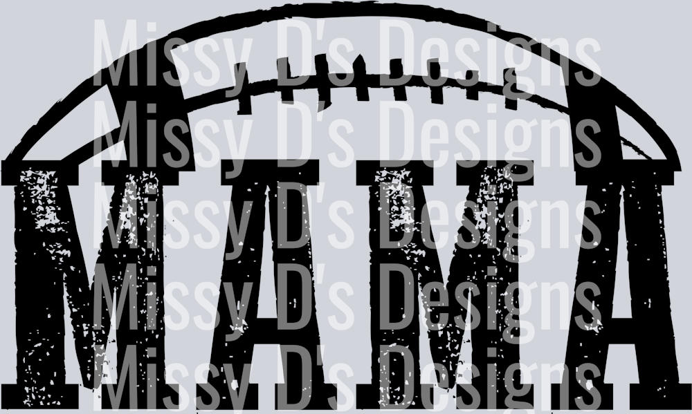 FOOTBALL MAMA SINGLE COLOR