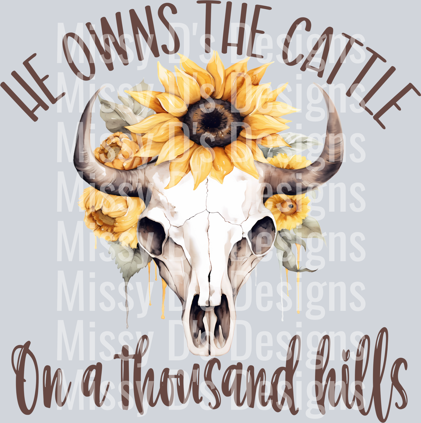 he owns the cattle sunflower