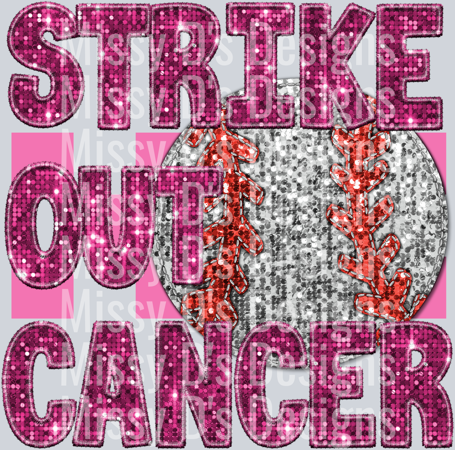 strike out cancer baseball 2