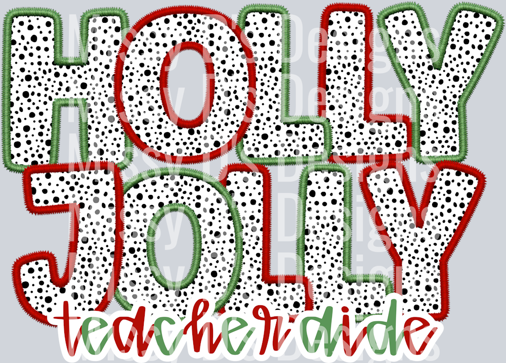 HOLLY JOLLY TEACHER AIDE