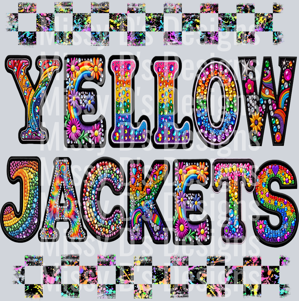 Rainbow gems yellow jackets