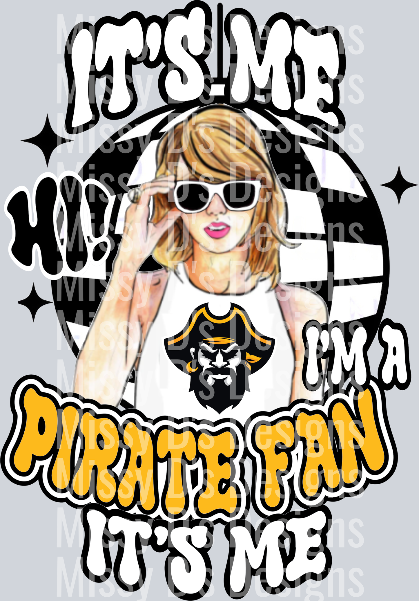 1Pirates Yellow Gold Black