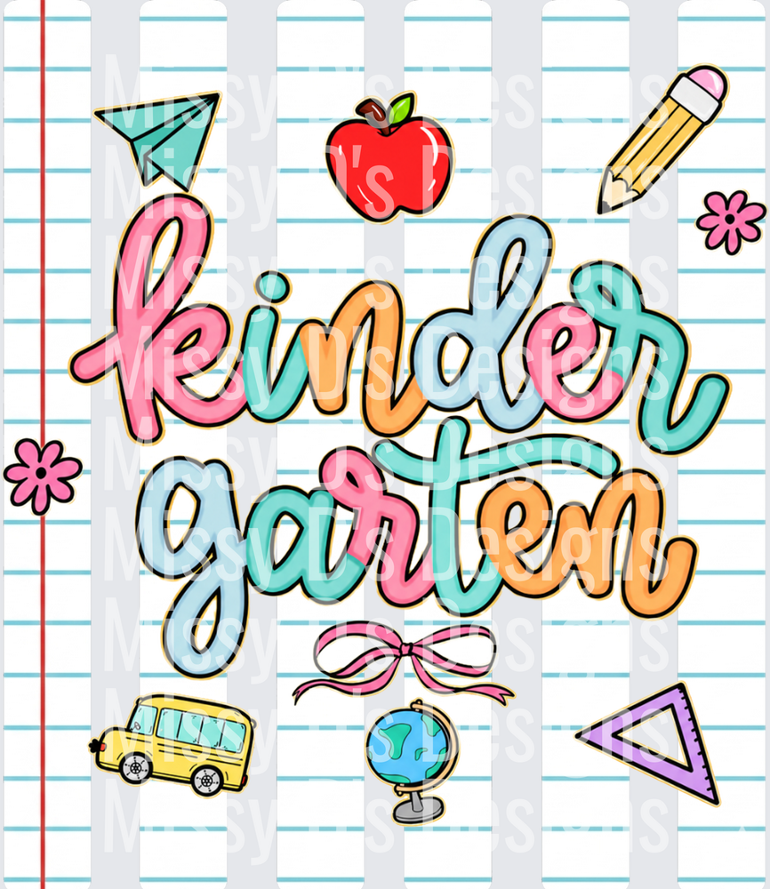 Back to School kindergarten