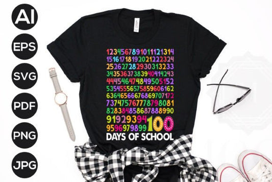 100 Days of School #'s SHIRT