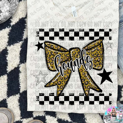 Color Splatter Coquette Bow Over 100 Mascots to Choose from Shirt