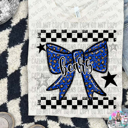Color Splatter Coquette Bow Over 100 Mascots to Choose from Shirt