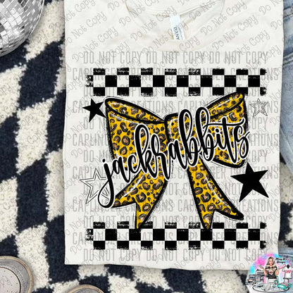 Color Splatter Coquette Bow Over 100 Mascots to Choose from Shirt