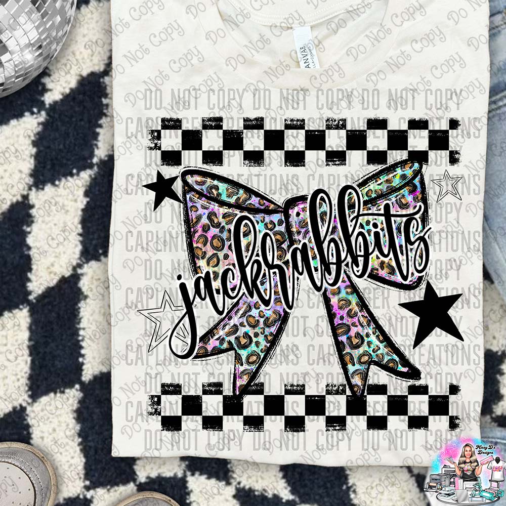 Color Splatter Coquette Bow Over 100 Mascots to Choose from Shirt