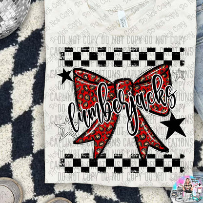 Color Splatter Coquette Bow Over 100 Mascots to Choose from Shirt