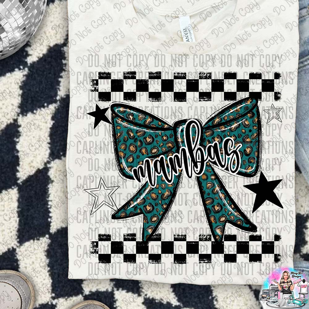 Color Splatter Coquette Bow Over 100 Mascots to Choose from Shirt