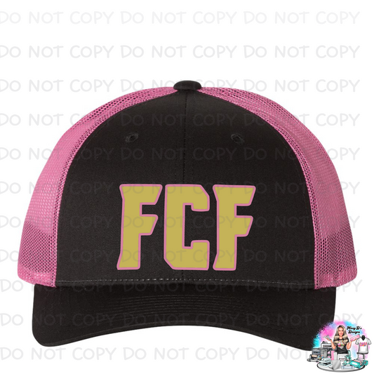 Gold FCF Pink Adjustable Hat