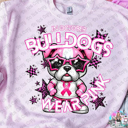 In October Wear Pink - Tons of Mascots to Choose From  SHIRT