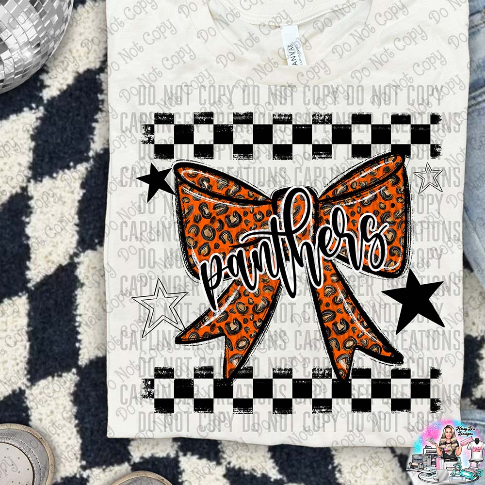Color Splatter Coquette Bow Over 100 Mascots to Choose from Shirt