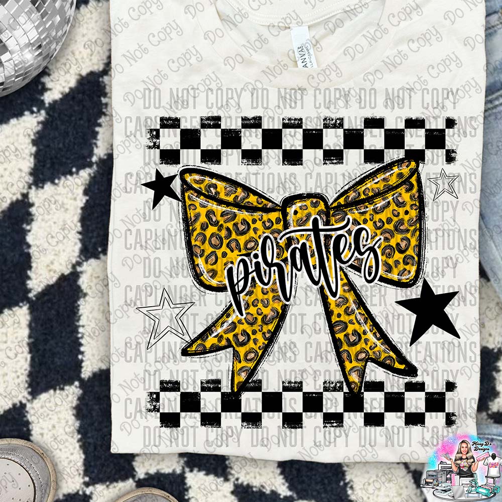 Color Splatter Coquette Bow Over 100 Mascots to Choose from Shirt