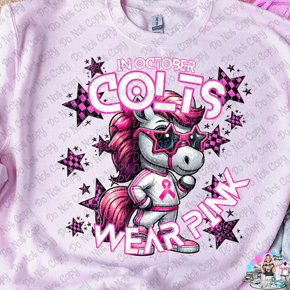 In October Wear Pink - Tons of Mascots to Choose From  SHIRT