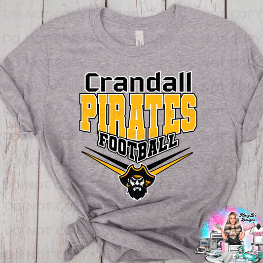 Crandall Pirates Football SHIRT