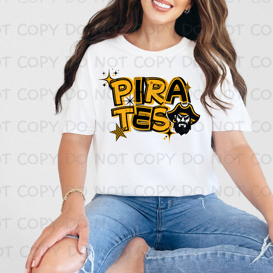 Pirates Checkered Star Shirt