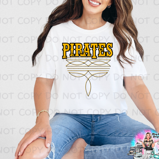 Pirates Boot Stitches SHIRT